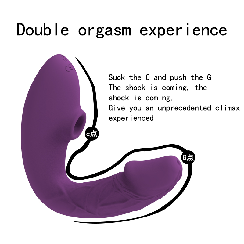 Realistic 10-Frequency Suction & Vibrating Dildo for Women 2