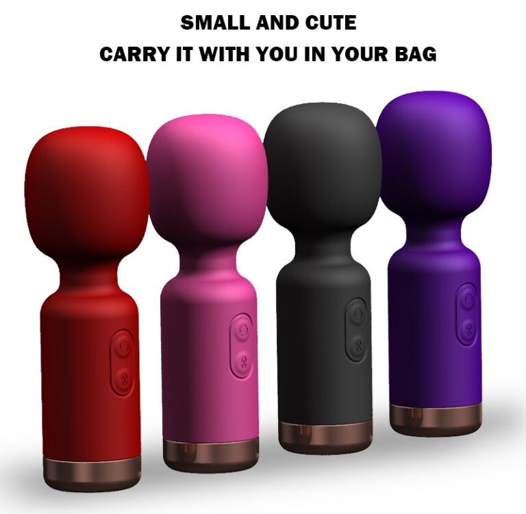 Mini Multi-Color AV Vibrating Wang USB Rechargeable with Variable Speed Settings