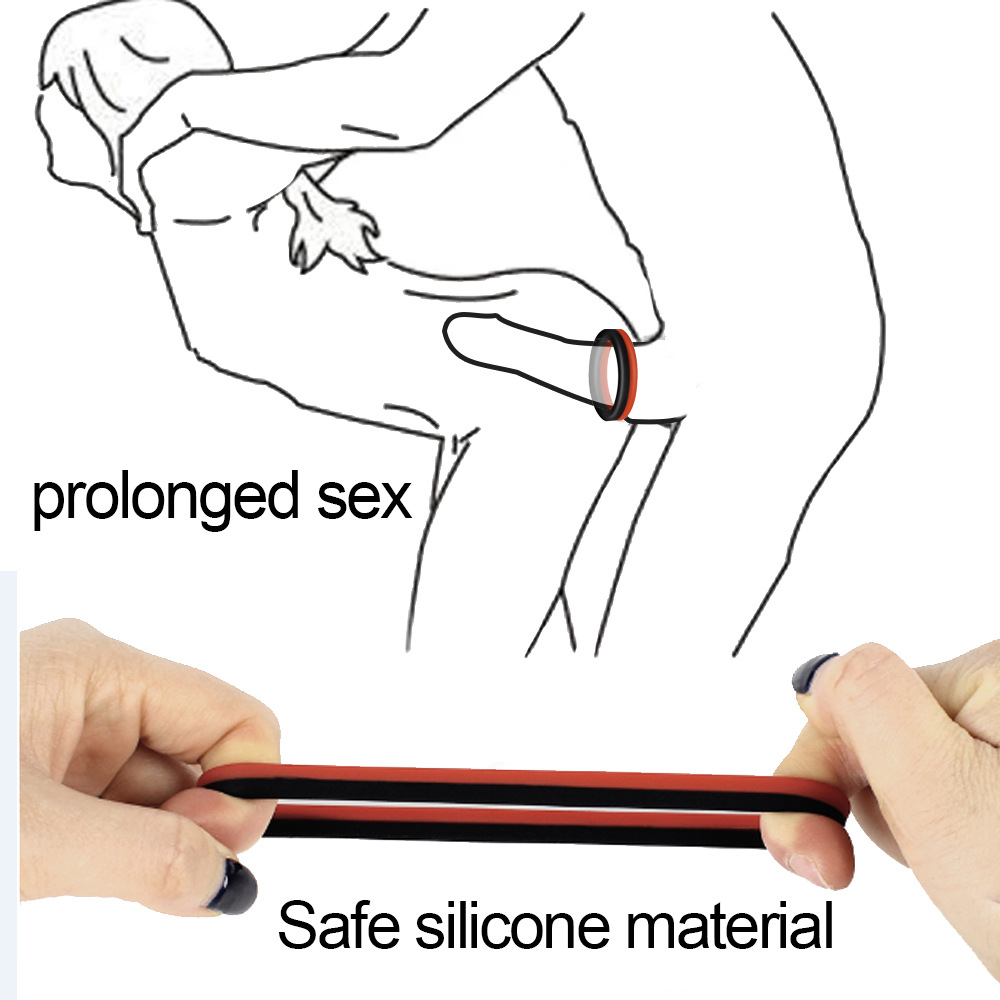 Silicone Cock Ring for Men Long-Lasting Erection Support Delay and Enhanced Pleasure 9