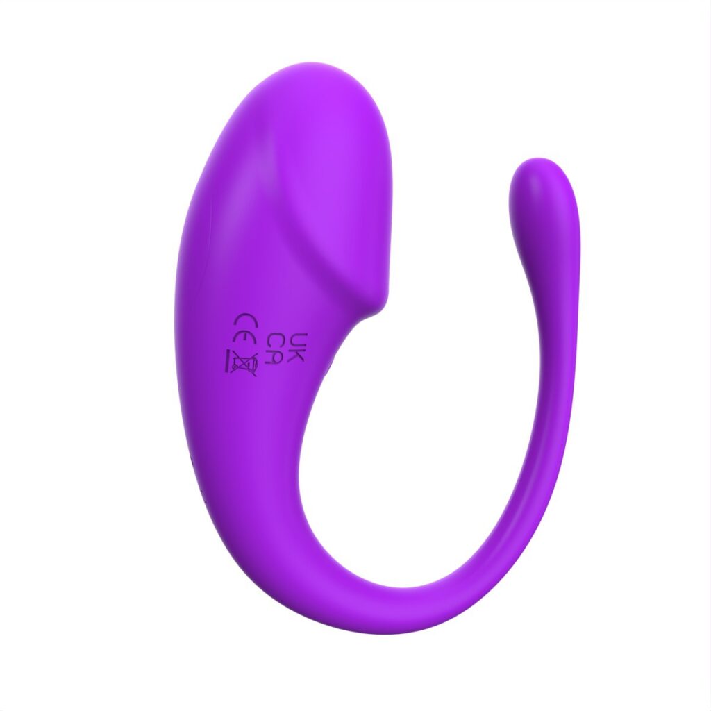 APP-Controlled Wearable Vibrating Egg Wireless Remote G-Spot Vibrator for Women-Purple