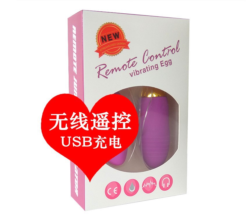USB Rechargeable Wireless Remote Control Vibrating Egg Variable Frequency Adult Toy for Women
