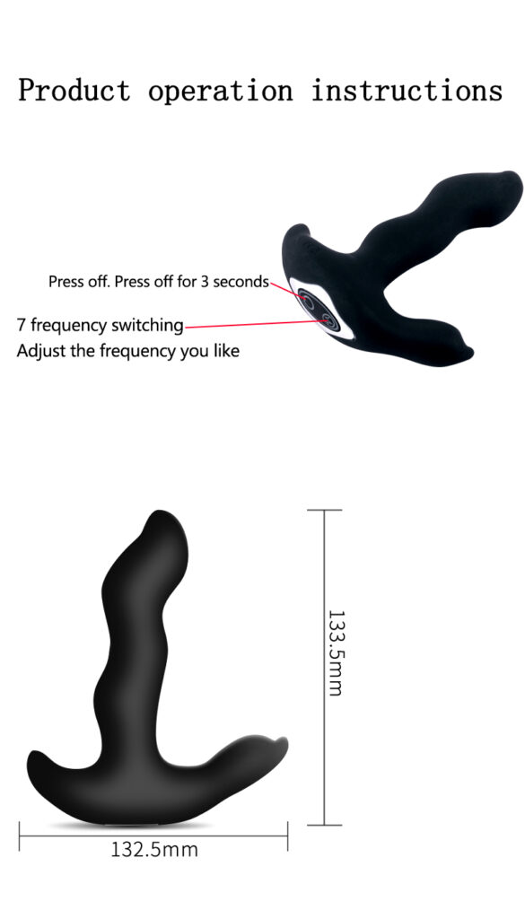 Heated Prostate Massager for Men and Women Powerful Dual Vibration Anal Plug 2