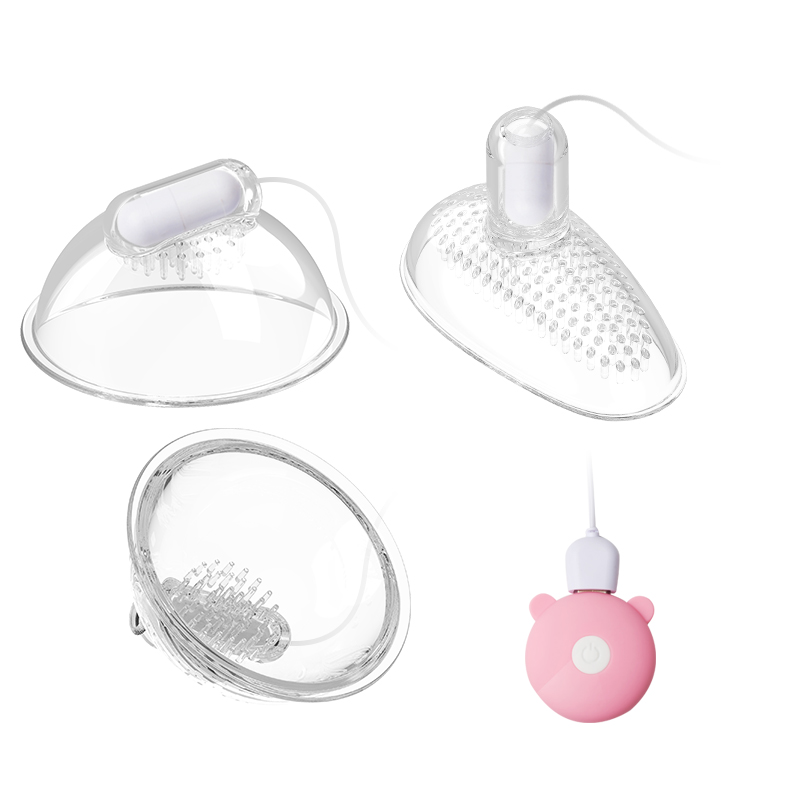 Women's Nipple Stimulator Breast Massager with Vibration and Clitoral Suction for Pleasure 2