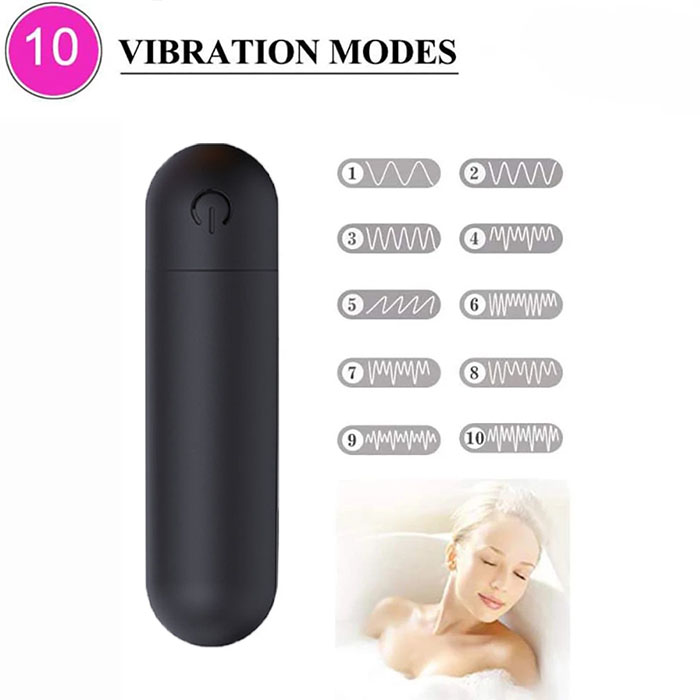 Bullet-Shaped Vibrating Egg for Women 10 Frequency USB Rechargeable Vibrator2