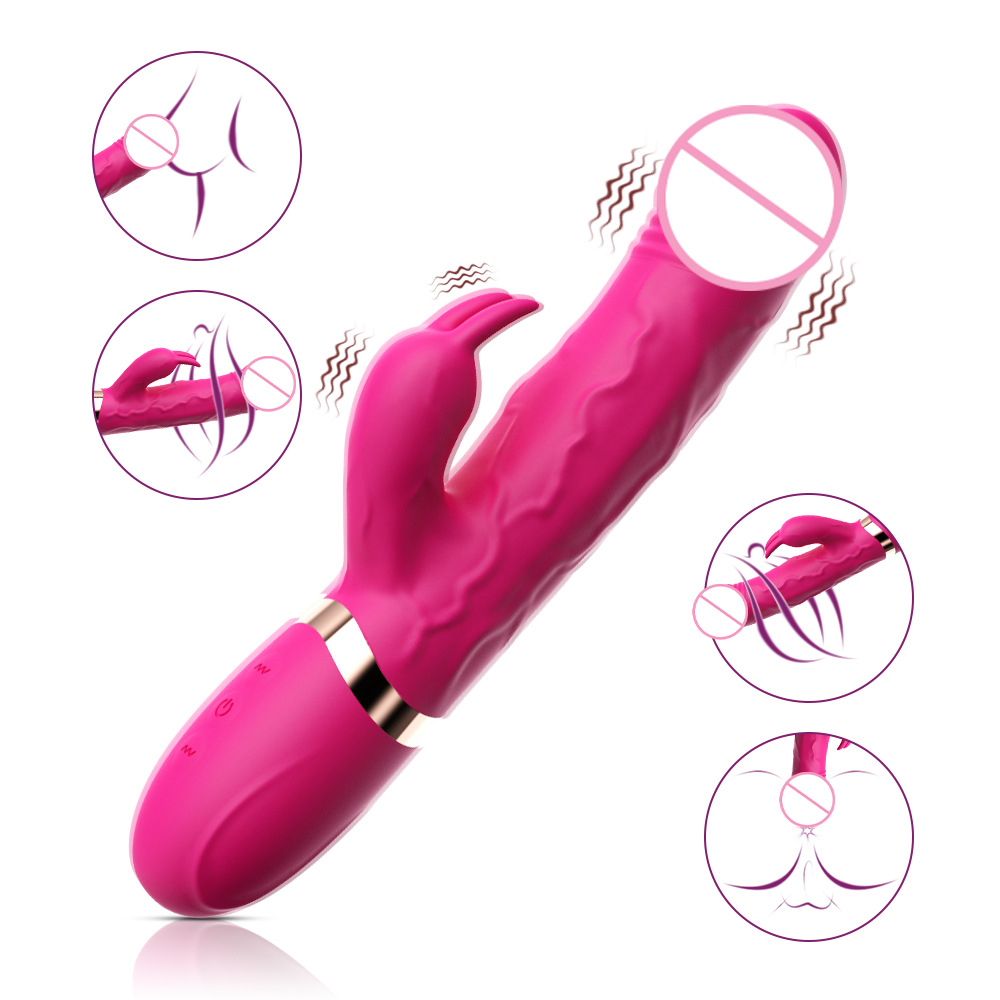 Rabbit Vibrator for Women Dual G-Spot & C-Spot Stimulation Rechargeable Waterproof Adult Toy for Intense Pleasure