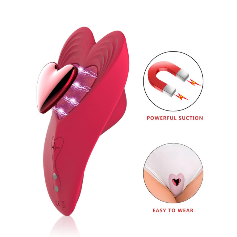 APP Remote-Controlled Wearable Magnetic Suction Vibrator for Women, Hands-Free Massager with Multiple Vibration Modes