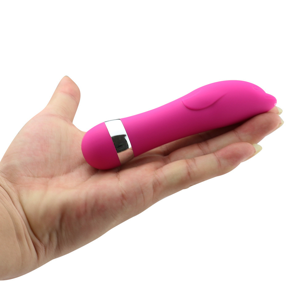 Mini AV Vibrating Wand Bullet Massager with Multiple Shapes, Portable Egg Vibrator Powered by AAA Battery