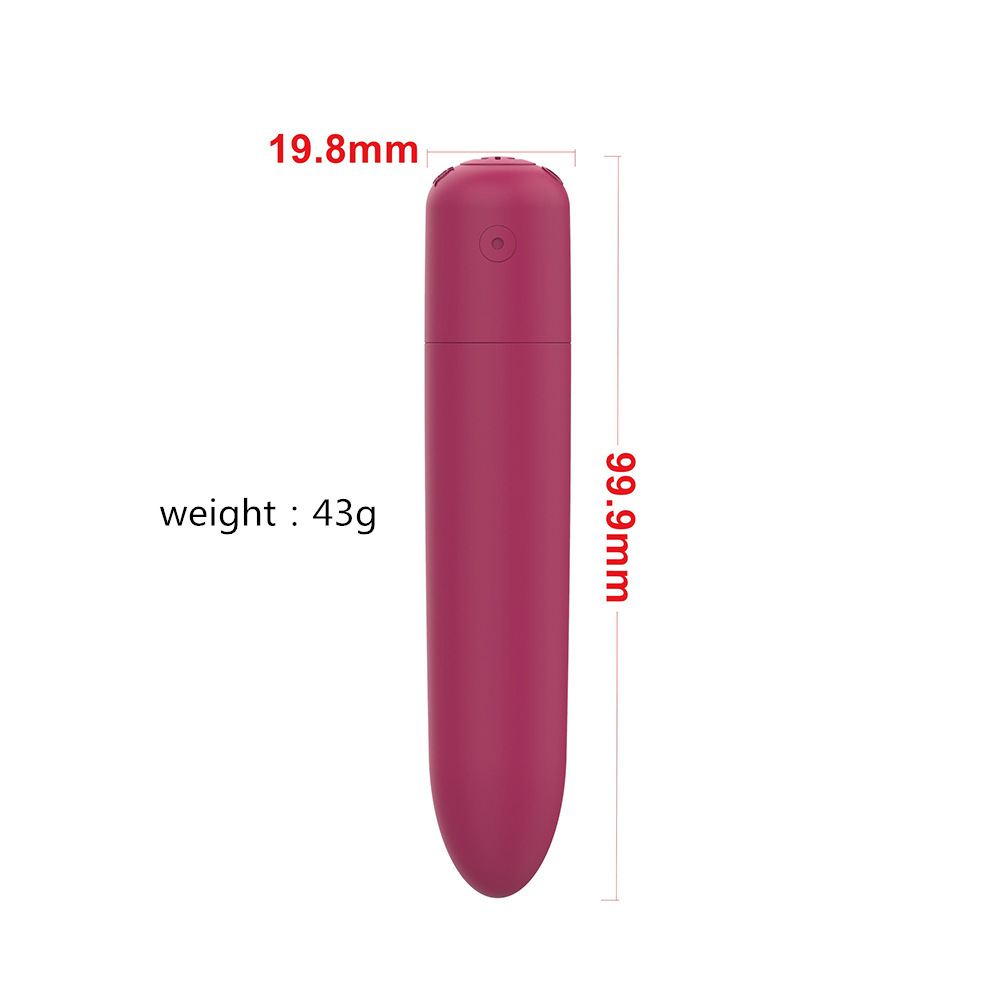 USB Rechargeable Powerful Vibrating Bullet for Women – Discreet Bullet Vibrator for Intense Stimulation