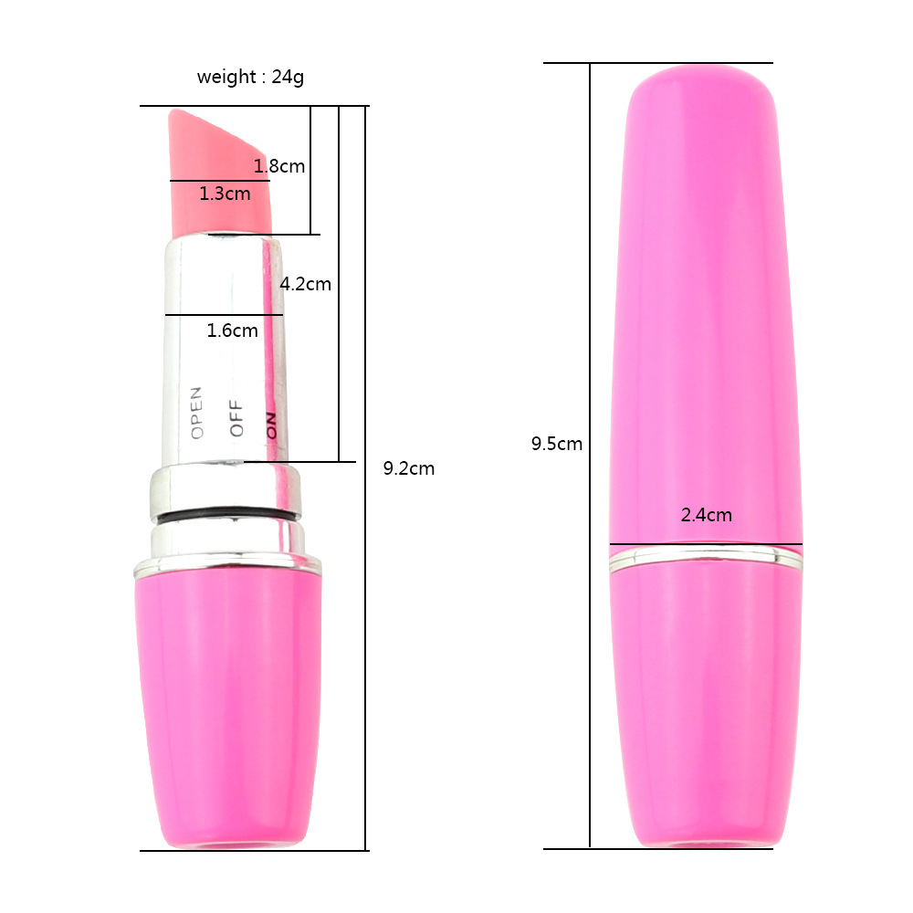 Portable Mini Lipstick Vibrating Bullet for Women - Discreet Personal Massager with AAA Battery Power