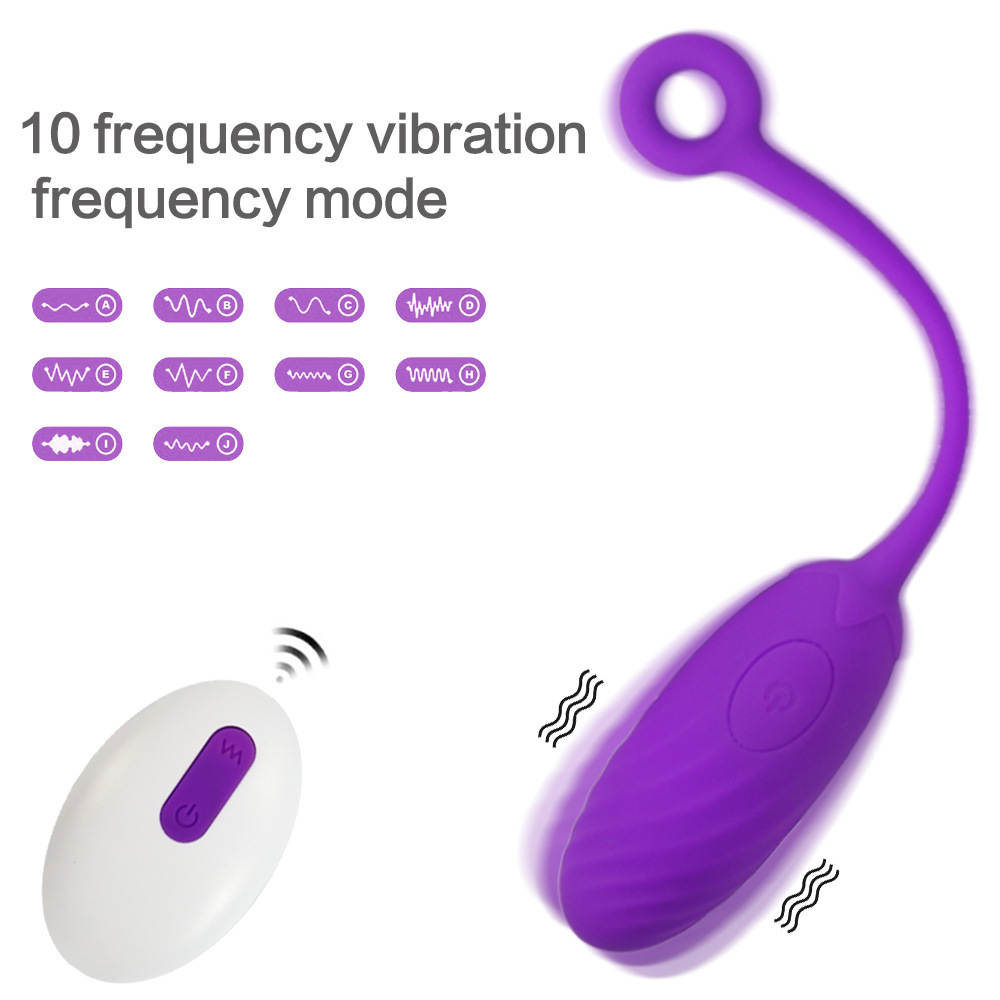 Wireless Remote Control Ribbed Tadpole-Shaped Vibrating Egg for Women – Wearable Clitoral and G-Spot Stimulation Massager