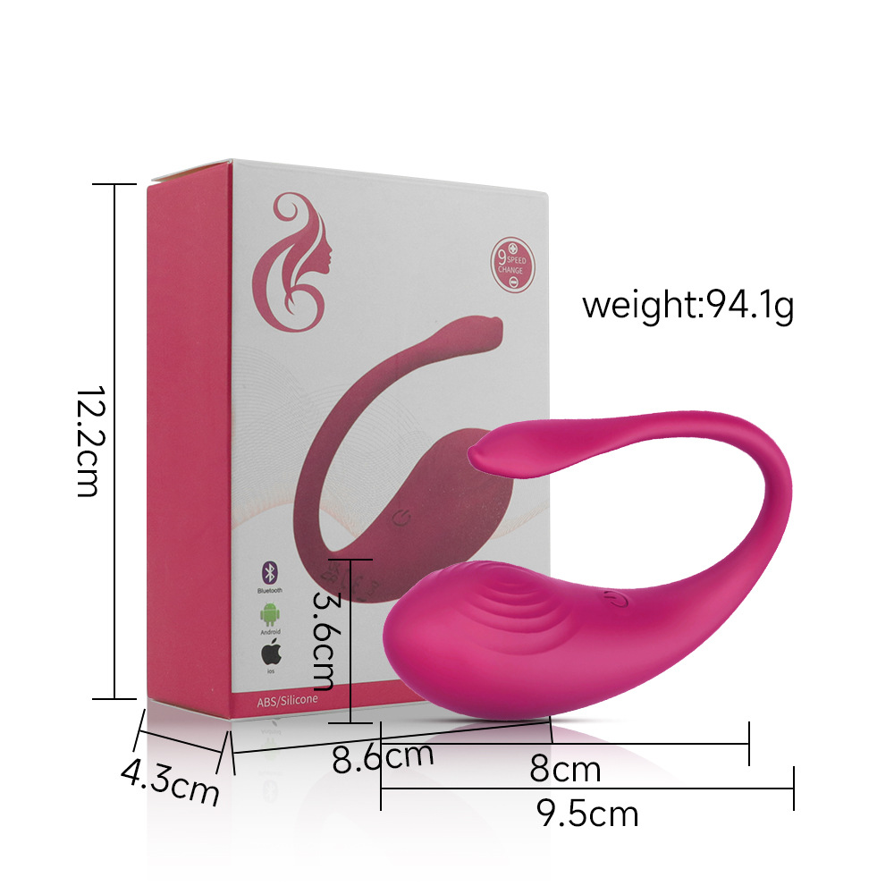 Wireless APP-Controlled Tadpole-Shaped Silicone Vibrating Egg for Women – Rechargeable Vibrator for Self-Pleasure