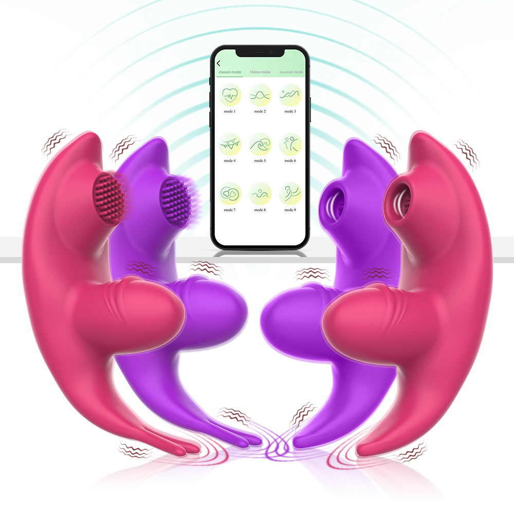 App-Controlled Tongue Licking & Brushing Stimulator Wearable Vibrator for Women, C-Spot, G-Spot & P-Spot Stimulation