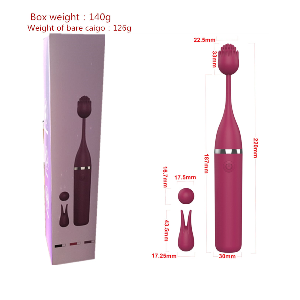 Female Vibrator with 3 Interchangeable Heads Powerful Vibration Wand USB Rechargeable Adult Toy for Women