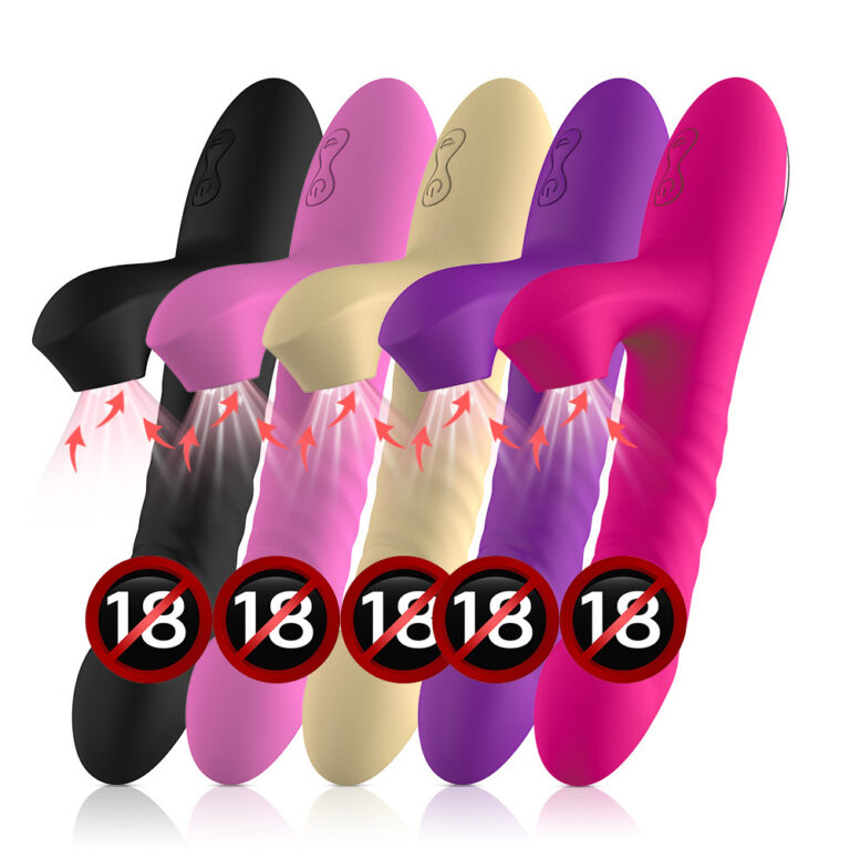 Women's Vibrator with Thrusting, Suction, and Vibration Functions - Rechargeable AV Massager for Self-Pleasure