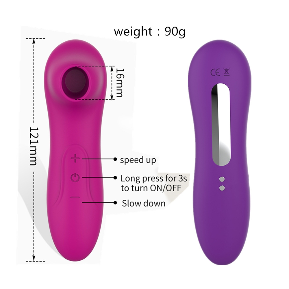 Suction & Vibration Clitoral Stimulator for Women - Breast & Clitoral Pleasure Massage Toy
