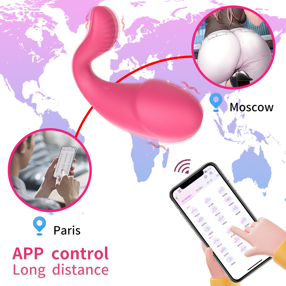 APP Remote Control Dual Vibrating Wearable Egg – Multiple Vibration Modes for Enhanced Pleasure and Self-Use
