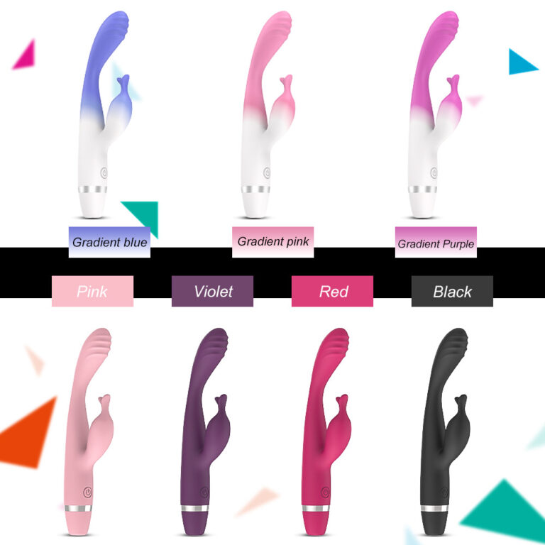 Rechargeable G-Spot Dual Vibration AV Wand – 10 Modes, Waterproof, Multiple Colors