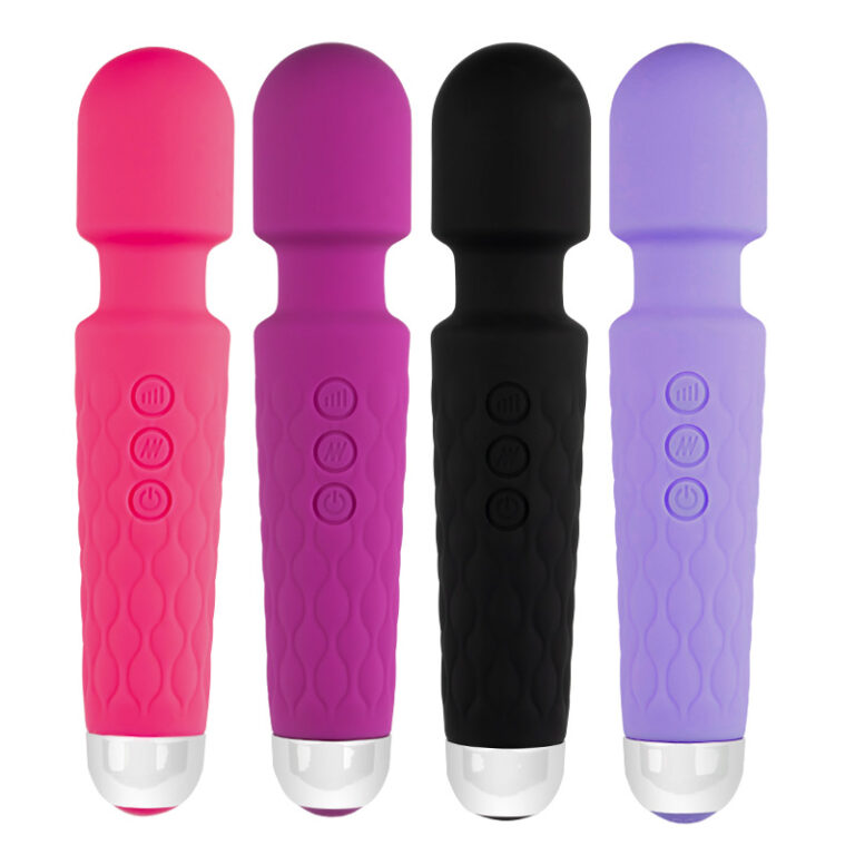 Rechargeable AV Wand Vibrator for Women – 8 Speeds, 20 Vibration Modes, Powerful & Waterproof