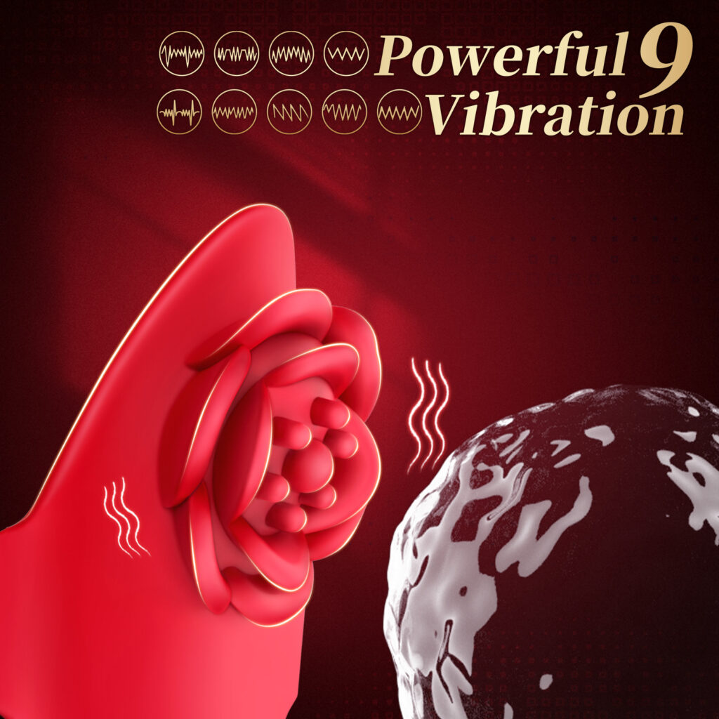 Rose Finger VibratorWearable & Remote-Controlled for Couples Pleasure