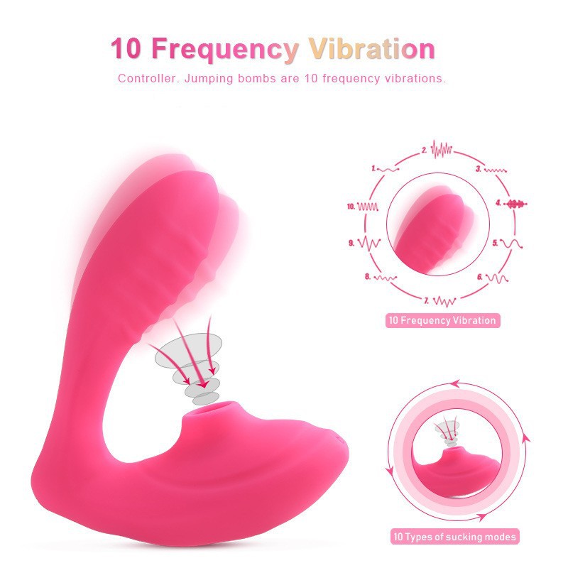 Wearable Suction Vibrator for Women | Dual G-Spot & Clitoral Stimulation