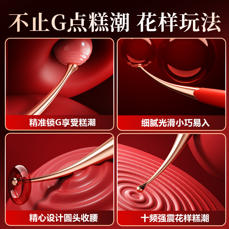 G-Spot Teasing Vibrator for Women – 12-Mode High-Frequency Silicone Vibrator